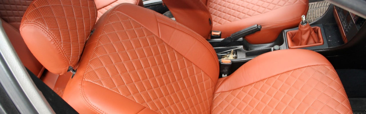 Коричневые автомобильные чехлы