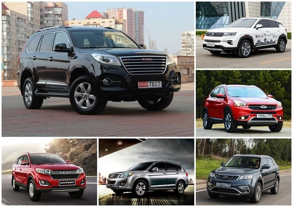 Надежные кроссоверы из китая