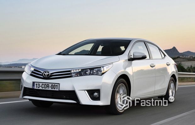 Передняя оптика Тойота Королла 2012