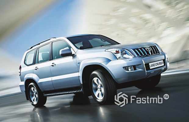 Решетка радиатора Toyota Land Cruiser Prado 2002