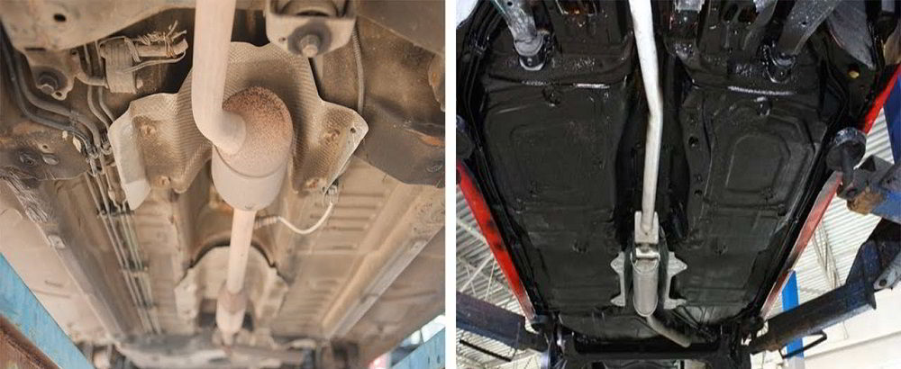 До и после антикора