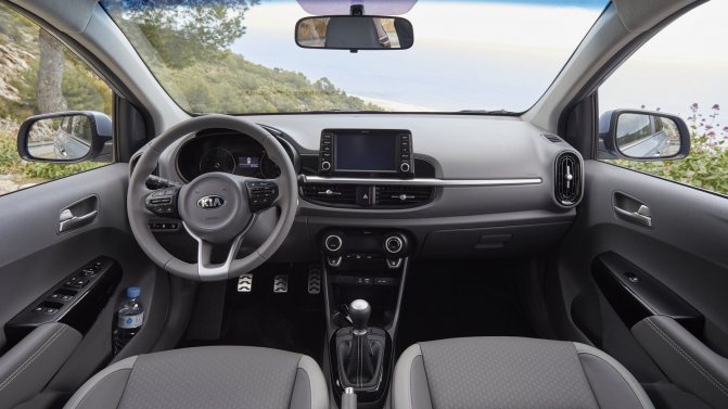 Салон Kia Picanto EcoDynamics (JA) '2017–н.в.