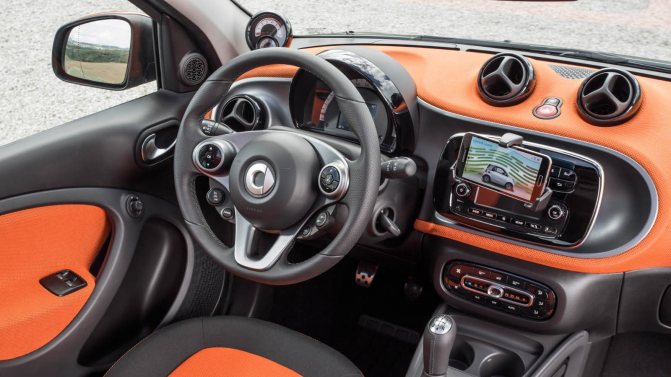Салон Smart forfour (453) '2014–н.в.