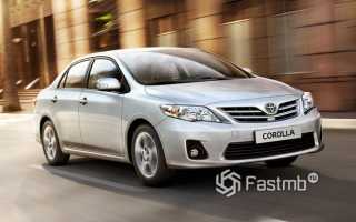 Тойота Королла: расход топлива на 100 км + отзывы владельцев